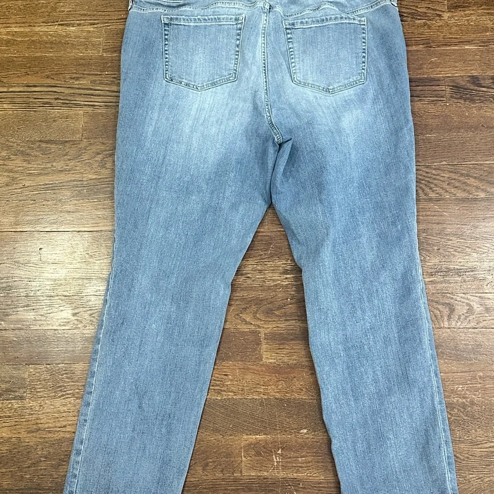 Torrid Blue Straight Leg Jeans with Classic Denim Look - Picture 2 of 3